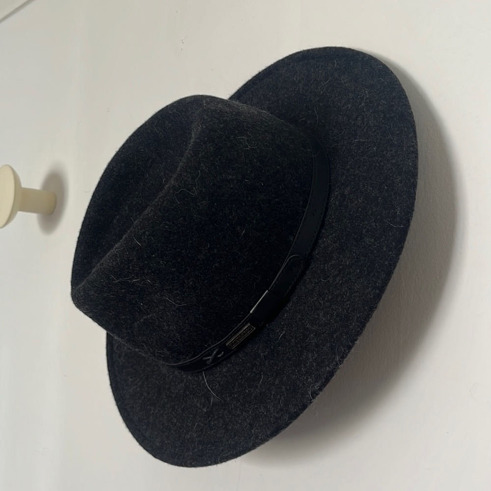 Pendleton 100% Wool Charcoal Black Hat